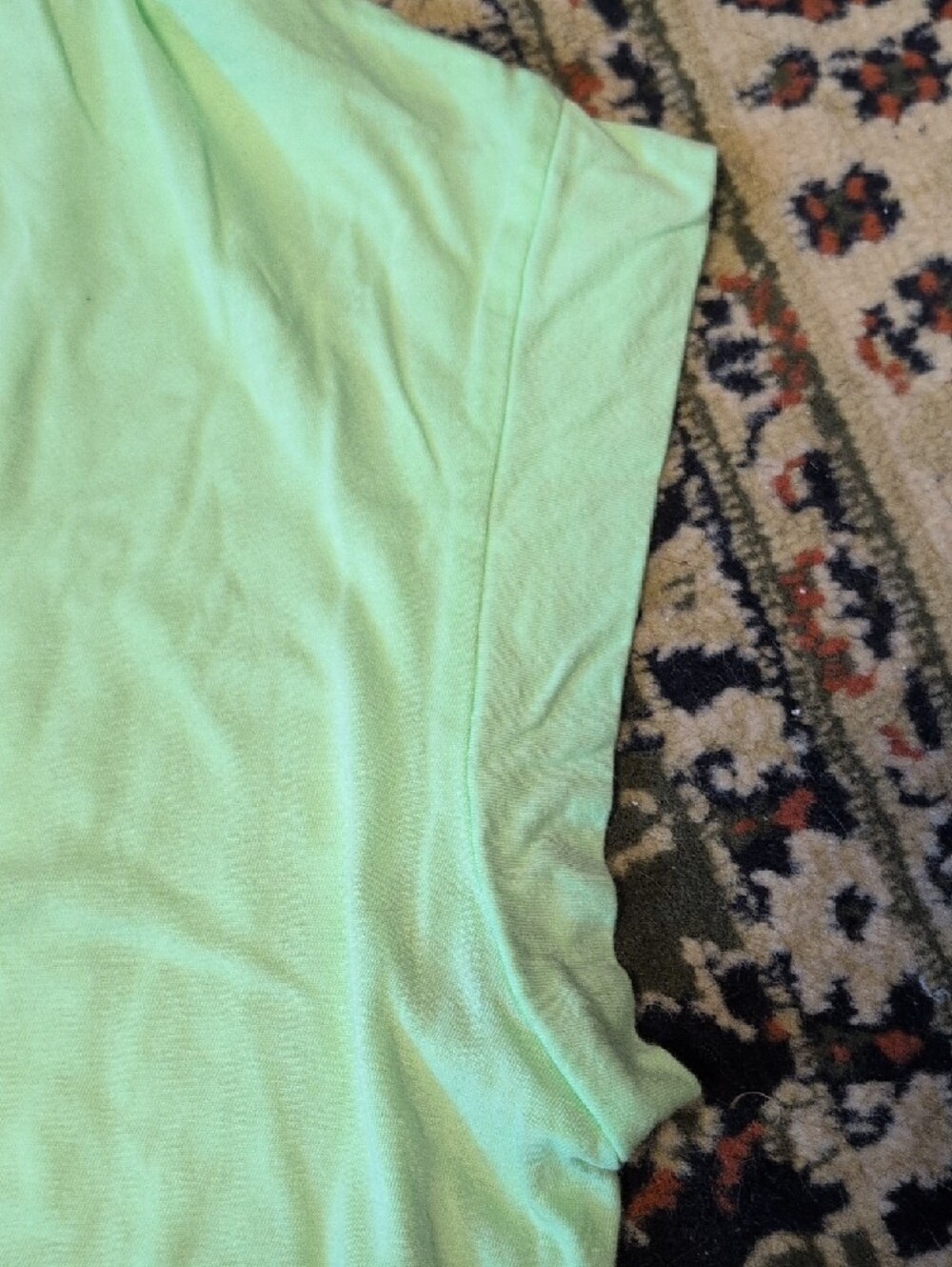 a new day Sleeveless Crewneck Tank in Bright Lime - Picture 6 of 8